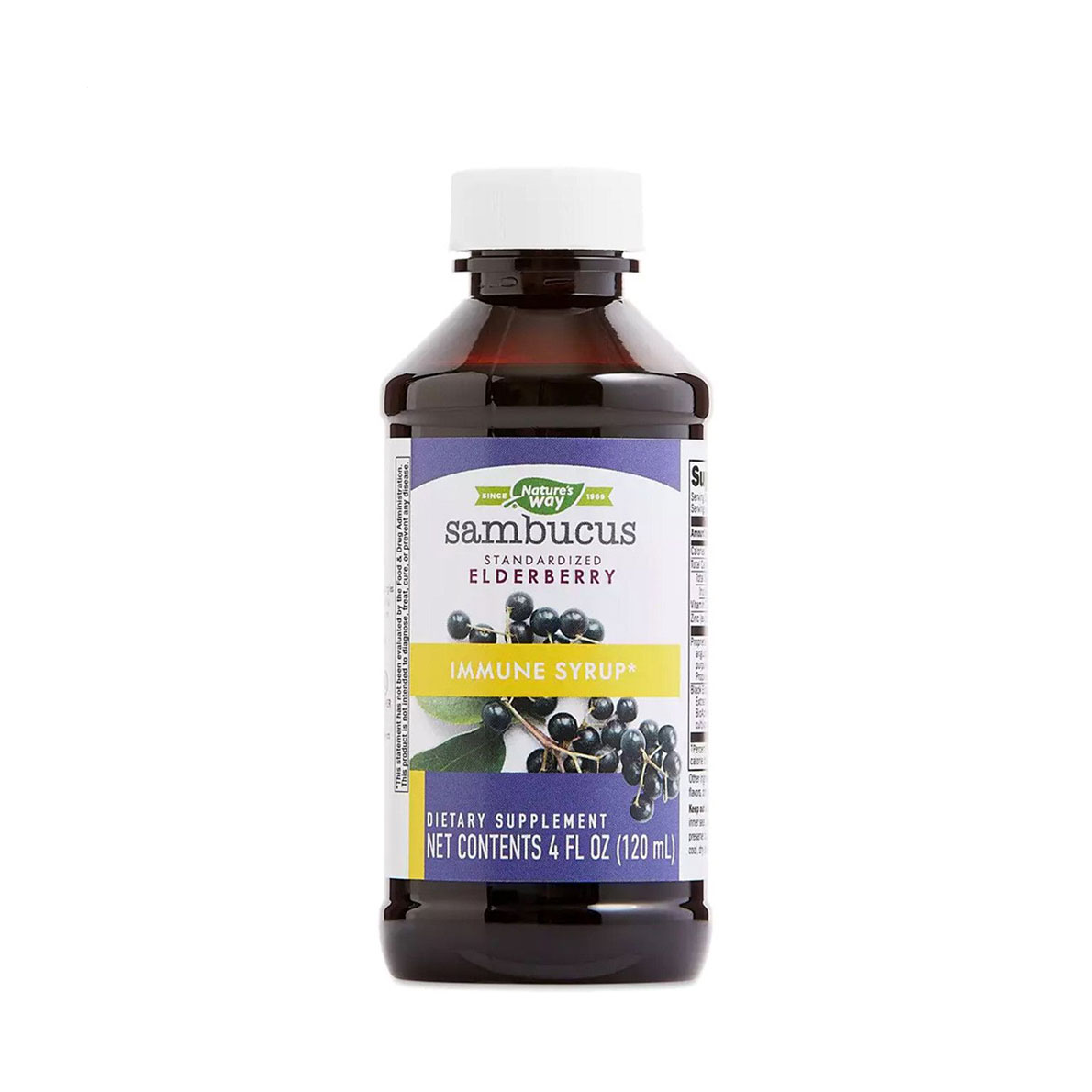 Бузина Nature's Way Sambucus Immune Syrup Elderberry в сиропі, 120 мл